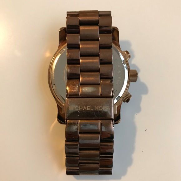 Michael Kors Rose Gold Chronograph Watch MK5576 - Picture 4 of 4